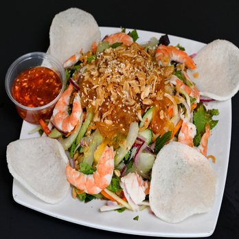 Tram Chim Fresh Seafood - Vietnamese Lotus Root Salad w Pork n Shrimp - Vietnamese Near Me - Westminster, California Tram Chim Fresh Seafood - Vietnamese Lotus Root Salad w Pork n Shrimp - Vietnamese Near Me - Westminster, California