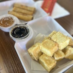 Jade’s Corner Deli - Fried tofu and spring rolls