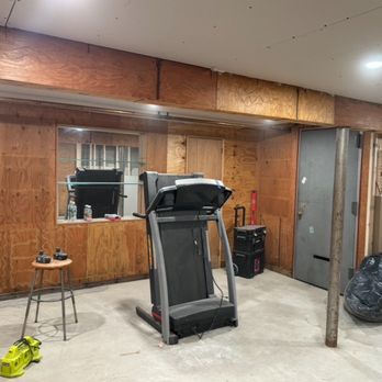 Accel Improvements - Our basement before Eric's work. - Fences & Gates Near Me