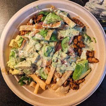 CAVA - Harisaa Avacado Bowl top view - Mediterranean Near Me - Austin, Texas