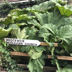 Brockweir Moravian Church - Sign to Church. Walk a minute down road to left of pub and you will see this sign. Lovely short walk to Church.