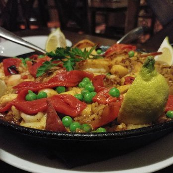 ROUX - Seafood paella for two, very tasty (more for 3 or 4) - Tapas/Small Plates Near Me - Carmel Valley, California