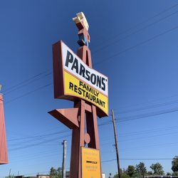 Parsons Family Restaurant - Sign