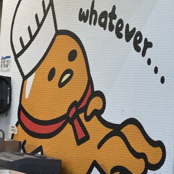Gudetama Cafe - Wall decor - Cafes Near Me - Buena Park, California
