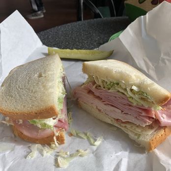 Reuben's Deli - American. Turkey ham Swiss with only 1 bacon slice! Mayo and lettuce. Very fresh. - Sandwiches Near Me - Atlanta, Georgia Reuben's Deli - American. Turkey ham Swiss with only 1 bacon slice! Mayo and lettuce. Very fresh. - Sandwiches Near Me - Atlanta, Georgia