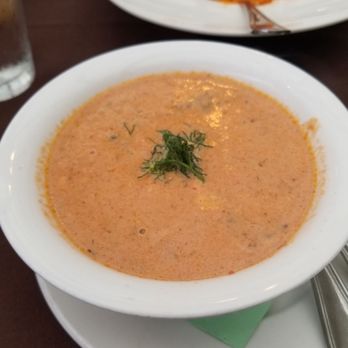 Robins Restaurant - Salmon bisque....yummmm - New American Near Me - Cambria, California