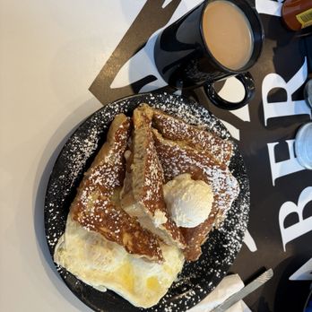 Amber Kay’s Cafe - French toast dipped in pancake batter with over easy eggs - Breakfast & Brunch Near Me - Cedar City, Utah Amber Kay’s Cafe - French toast dipped in pancake batter with over easy eggs - Breakfast & Brunch Near Me - Cedar City, Utah