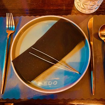 Edo Gastro Tapas And Wine - plate setting - Tapas/Small Plates Near Me - Las Vegas, Nevada
