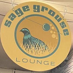 Sage Grouse Lounge - Our Logo and sign as you enter "The Grouse"