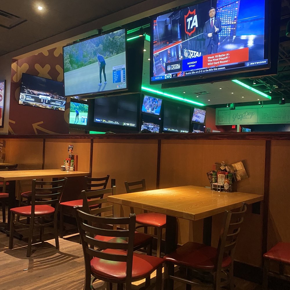 Glory Days Grill - a row of tables and televisions - Chicken Wings Near Me - Lakeland, Florida Glory Days Grill - a row of tables and televisions - Chicken Wings Near Me - Lakeland, Florida