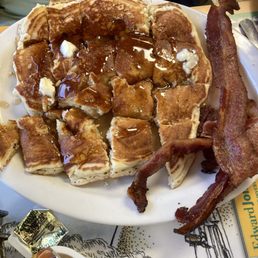 Pancake with bacon Pancake with bacon