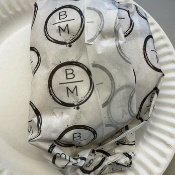 Bagel Market - Packaging of "Central" - egg whites, turkey bacon & swiss cheese on a croissant - Bagels Near Me - New York, New York Bagel Market - Packaging of "Central" - egg whites, turkey bacon & swiss cheese on a croissant - Bagels Near Me - New York, New York