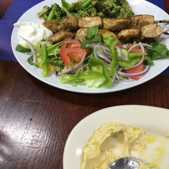 Corfu Greek Restaurant - Chicken Kabob platter - Greek Near Me - Winter Springs, Florida Corfu Greek Restaurant - Chicken Kabob platter - Greek Near Me - Winter Springs, Florida