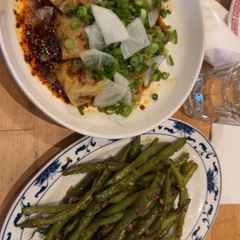 XLB - Chili Shrimp Wontons and Szechuan Style Long Beans - Noodles Near Me - Portland, Oregon XLB - Chili Shrimp Wontons and Szechuan Style Long Beans - Noodles Near Me - Portland, Oregon