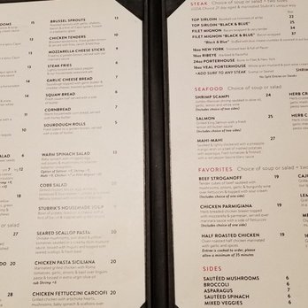 Stubrik's Steakhouse - Menu. - Steakhouses Near Me - Fullerton, California