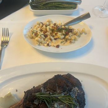 Cielo - Rib eye, asparagus , bacon Mac and cheese - Seafood Near Me - Cabazon, California Cielo - Rib eye, asparagus , bacon Mac and cheese - Seafood Near Me - Cabazon, California
