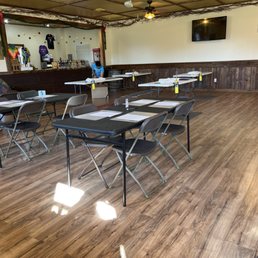 Tables are set up on far side of the room my with everything needed to make 6 glass blown ornaments Also for the glass blowing Tables are set up on far side of the room my with everything needed to make 6 glass blown ornaments Also for the glass blowing