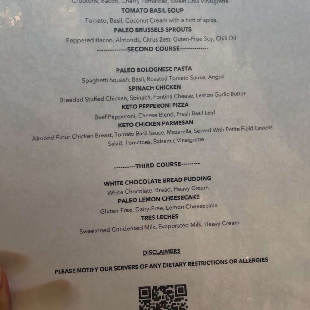 HRW 2025 menu HRW 2025 menu