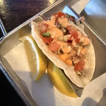 Over Under Public House - Bbq chicken tacos (you get 3) - New American Near Me - Burbank, California Over Under Public House - Bbq chicken tacos (you get 3) - New American Near Me - Burbank, California