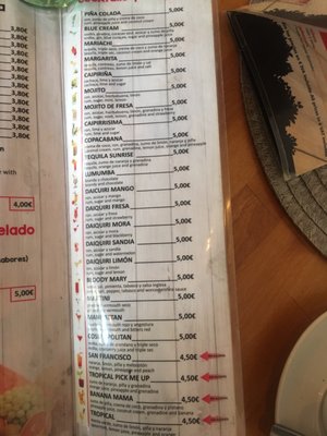 Menu photo 2 Pombo Málaga, MA