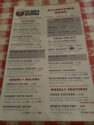 Menu photo 1 Fat Bob's Smokehouse Buffalo, NY