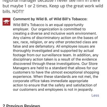 Wild Bills Tobacco - This is wild bills reply to true statements and would be more than happy to show in court. - Tobacco Shops Near Me - Troy, Michigan Wild Bills Tobacco - This is wild bills reply to true statements and would be more than happy to show in court. - Tobacco Shops Near Me - Troy, Michigan