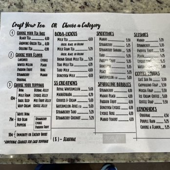 Sugar Spice - Boba Menu - Vietnamese Near Me - Hewitt, Texas