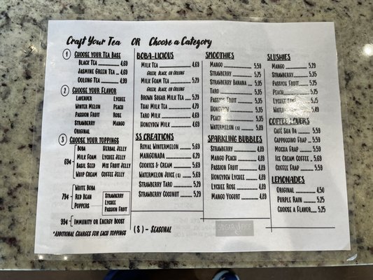 Menu photo 1 Sugar Spice Hewitt, TX