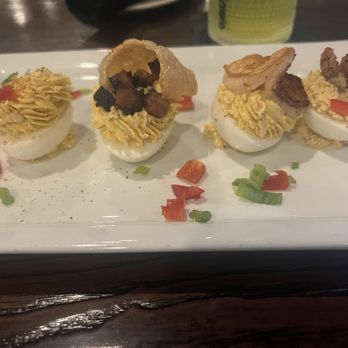 Big Easy - Flight of Cajun Deviled Eggs - Cajun/Creole Near Me - Panama City Beach, Florida Big Easy - Flight of Cajun Deviled Eggs - Cajun/Creole Near Me - Panama City Beach, Florida