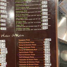 Menu as of 01/2024 Menu as of 01/2024