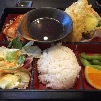 Wasabi Bistro - Lunch set: salmon teriyaki and tempura - Japanese Near Me - Livermore, California Wasabi Bistro - Lunch set: salmon teriyaki and tempura - Japanese Near Me - Livermore, California