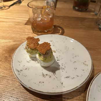 Whiskey Cake - Deviled eggs, what was left of them by the time I remembered the camera - New American Near Me - Irving, Texas Whiskey Cake - Deviled eggs, what was left of them by the time I remembered the camera - New American Near Me - Irving, Texas