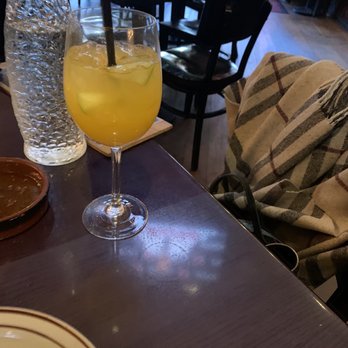 Mompou Tapas Bar & Restaurant - Mango sangria. - Spanish Near Me - Newark, New Jersey