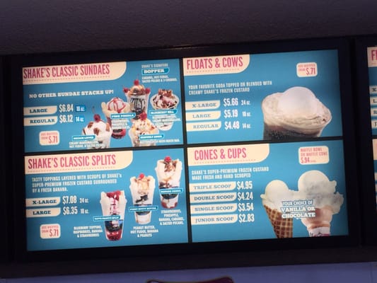 Menu photo 7 Shakes Frozen Custard Destin, FL