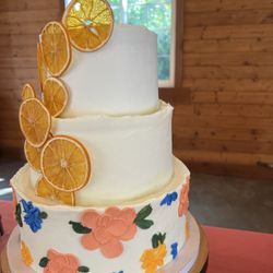 The Loft Bakeshop & Cafe - A Recent Wedding Cake made in our Bakery