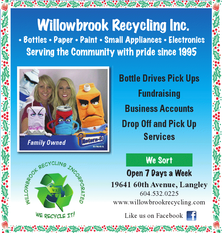 WILLOWBROOK RECYCLING Updated October 2024 19641 60 Avenue, Langley