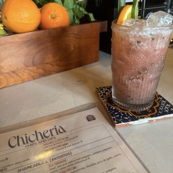 Chicheria Mexican Kitchen - Prickly pear marg - Mexican Near Me - Atlanta, Georgia Chicheria Mexican Kitchen - Prickly pear marg - Mexican Near Me - Atlanta, Georgia