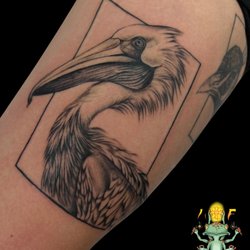 Atomic Frog Tattoo