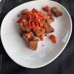 Pork belly appetizer Pork belly appetizer