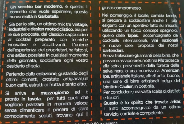 Menu photo 2 Chulos Rome, RM