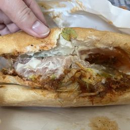 Meatball poboy Meatball poboy