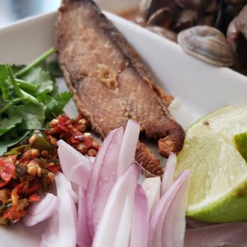 Me Dee Cafe - Salted fish Salad - Thai Near Me - Chicago, Illinois