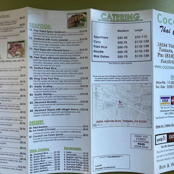 Coconut Thai Cuisine - Menu page 2 - Thai Near Me - Tarzana, California Coconut Thai Cuisine - Menu page 2 - Thai Near Me - Tarzana, California