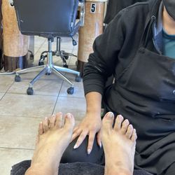 My feet after the nail trimming
