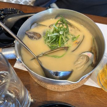 Katsuyama - Mussels Stew, lots of mussels hidden in there. - Izakaya Near Me - Palm Desert, California Katsuyama - Mussels Stew, lots of mussels hidden in there. - Izakaya Near Me - Palm Desert, California