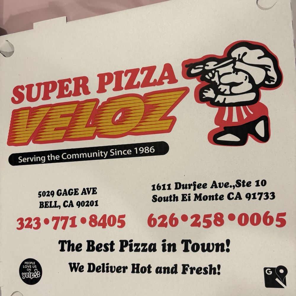 Super Pizza Veloz - Pizza Near Me - South El Monte, California Super Pizza Veloz - Pizza Near Me - South El Monte, California
