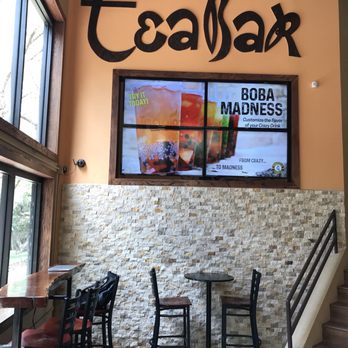 Teapioca Lounge - Inside of store (part2)! They have screens that switch between ads, new flavors, etc. - Coffee & Tea Near Me - Austin, Texas Teapioca Lounge - Inside of store (part2)! They have screens that switch between ads, new flavors, etc. - Coffee & Tea Near Me - Austin, Texas