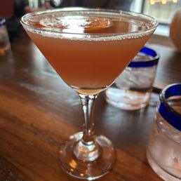 Burnt Mandarin Martini. Burnt Mandarin Martini.