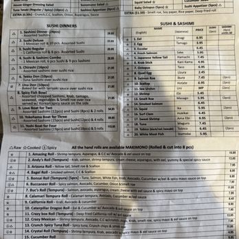 Yoshi Sushi - Menu - Japanese Near Me - Tampa, Florida Yoshi Sushi - Menu - Japanese Near Me - Tampa, Florida