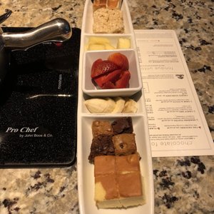 Photo of The Melting Pot - Savannah, GA, United States. Dipping foods for the dessert
